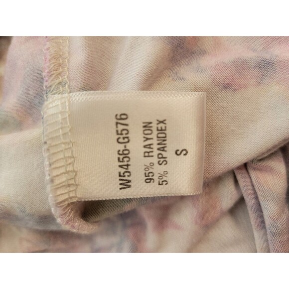 Watercolor Floral Tank Long Flowy Stretchy Small - Picture 9 of 10